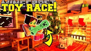 Minecraft: TOY COLLECTING RACE!! (FIND THE MOST TOYS!!) - Christmas Collecting - Custom Map