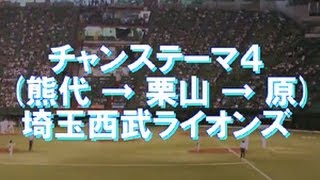 【チャンステーマ4】 応援がまとまってきました！(埼玉西武ライオンズ)