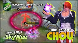 Chou a.k.a Iori Yagami (King of Fighters) Real Fighter by SkyWee ~ Mobile Legends