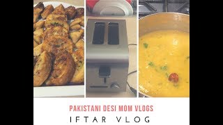 Ramadan Iftar Vlog/Pakistani Desi mom vlogs Making Masoor Daal, Bread cutlets?