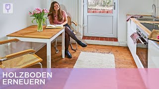 Holzboden schleifen | Renovieren mit Elmar