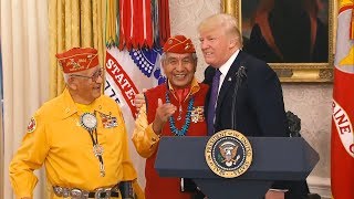 Donald Trump llama 'Pocahontas' a una senadora nativa americana