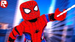 РОБЛОКС КАК Я СТАЛ ЧЕЛОВЕКОМ ПАУКОМ ЛИГА СУПЕРГЕРОЕВ ROBLOX ВИДЕО СИМУЛЯТОР ВЕСЕЛАЯ ИГРА ДЛЯ ДЕТЕЙ