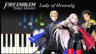 Fire Emblem: Three Houses - Lady of Hresvelg フレスベルグの少女～風花雪月～ [Piano Tutorial] (Synthesia)