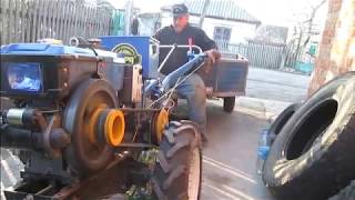 Адаптер к мотоблоку - автомобильный прицеп (часть 1)