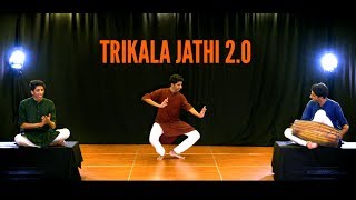 Trikala Jathi 2.0 - Bharatanatyam Dance, Konnakol and Mridangam | Indian Classical
