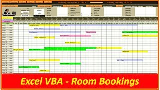 Hotel and Room Bookings - VBA Excel