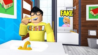 She Pretended To Be My Sister To Live With Me.. I Caught Her SPYING! (Roblox Bloxburg)