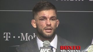 Cody Garbrandt talks Dominick Cruz win at the UFC 207 post fight presser