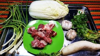 Great Chinese Cabbage Pork Ribs Soup, Cooking Khmer Food by Yummy Yummy