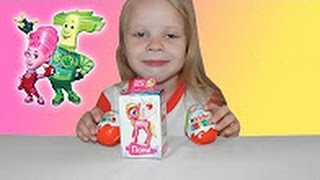 ✽ Распаковка Киндеров ФИКСИКИ и Пони на Ладони Sweet Box and Kinder Surprise unboxing