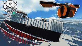 We Try Escaping a SINKING SHIP with a Flying Escape Pod! - Stormworks Sinking Ship Survival