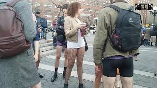 No Pants Subway Ride New York city 01 - 12 - 2020