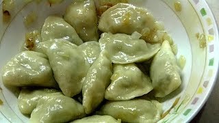 Вареники домашние,с грибами и сыром.