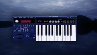 Korg Micro X synthesizer -  arpeggiator impro