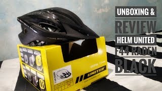 UNITED F44 RADEN HELM SEPEDA / MTB HELMET - TAMPILAN ELEGAN HARGA TERJANGKAU - UNBOXING & REVIEW