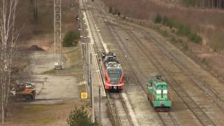 Штадлерский дизель-поезд 2235 на ст. Пярну-Грузовая / Stadler DMU 2235 at Pärnu-Freight station