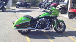 2012 Kawasaki Vulcan 1700 Vaquero Candy Lime Green and Black