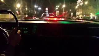 Покатушки по ночной Москве на Волге газ 24.