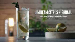 How to make a Jim Beam Citrus Highball | Cocktail Recipes