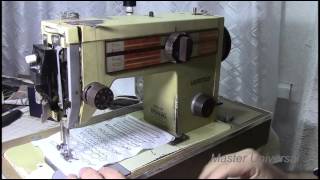 Veritas 8014/43. Переключение на разные виды строчек. Видео № 129.