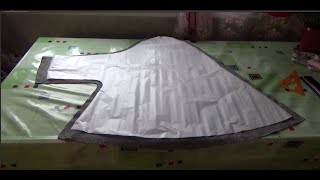 #194.раскрой накидки из пальтовой ткани