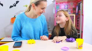 Plastilina Challenge/GHICIM FIGURILE, MODELAM cu OCHII INCHISI/ MAMA vs SOFIA