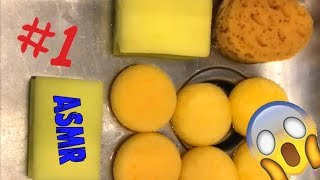 ASMR Sponge Mic (NO TALKING) губка с пеной ASMR Sponge Sounds | LOUD CRACKLING