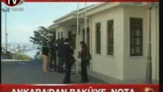 Türkiye'den Azerbaycan'a NOTA, AKP'nin Bursada Azeri Bayrağını Çöpe Atma Krizi 21.10.09