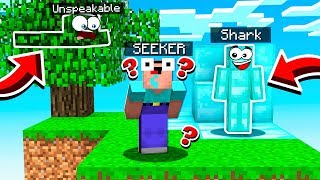 HIDE AND SEEK ON FAN MADE SKYBLOCK ISLANDS!