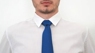Как завязывать галстук узел ПраттHow to tie a tie knot Prat