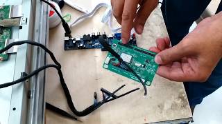 INSTALLATION OF UNIVERSAL LCD MAIN BOARD TO TWO LVDS LG LCD TV  PANEL.