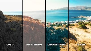 Color grading LUTs For DJI Drones
