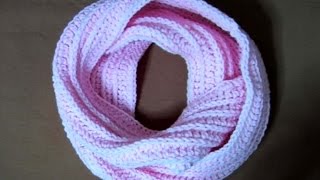 Πλεκτος Λαιμος No3 / Crochet Knit-like Infinity Scarf (english subs)