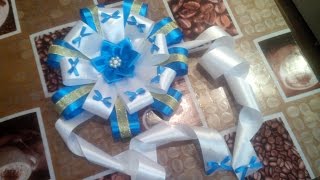 Как сделать красивый бант на выписку из роддома