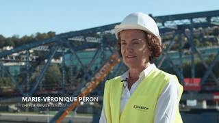 Ingérop - Dépose du Pont Seibert sur l'Île Seguin