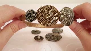 УКРАШЕНИЯ ИЗ МОЛНИЙ 1 УРОК ..ДИСК..JEWELRY FROM LIGHTNINGS..从闪电装饰