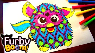 Furby Boom 2017 COLORING pages // Ферби Бум #раскраска