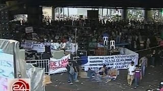 24Oras: Mga kaanib ng Iglesia ni Cristo na nagtipon sa EDSA-Shaw, nadaragdagan pa