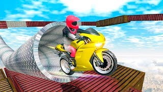 Moto Racer Bike : Impossible Track Stunt 3D Game - Gameplay Android free games