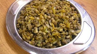 Чечевица с грибами - видео рецепт