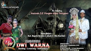 LIVE " SANDIWARA DWI WARNA " Bangkaloa - Widasari - Indramayu || 2  September 2019 || Edisi Malam