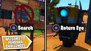 All WELCOME TO PANDORA and REWARDS on Fortnite Season X...