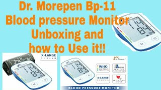 Dr. Morepen Bp-11 Blood pressure Monitor Unboxing, Comparison and how to Use it!!