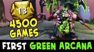 FIRST green arcana TOP Divine Pudge SPAMMER — 4500 games Levkan