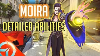 Detailed Moira Abilities | Overwatch New Hero Ability Breakdown | Moira Is A OP Support Not DPS
