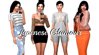 The Sims 4 CAS | Japanese Glamour