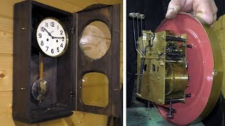 Восстановление и настройка старых часов с боем | Clock tuner