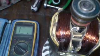 Как провреить якорь (ротор) генератора 5.5Квт. Check 5.5kW generator armature.