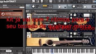 Sample Set Sertanejo 2017 Kontakt 5 Lançamento Com Nova Bateria DW Drums e Bass TRB JP2